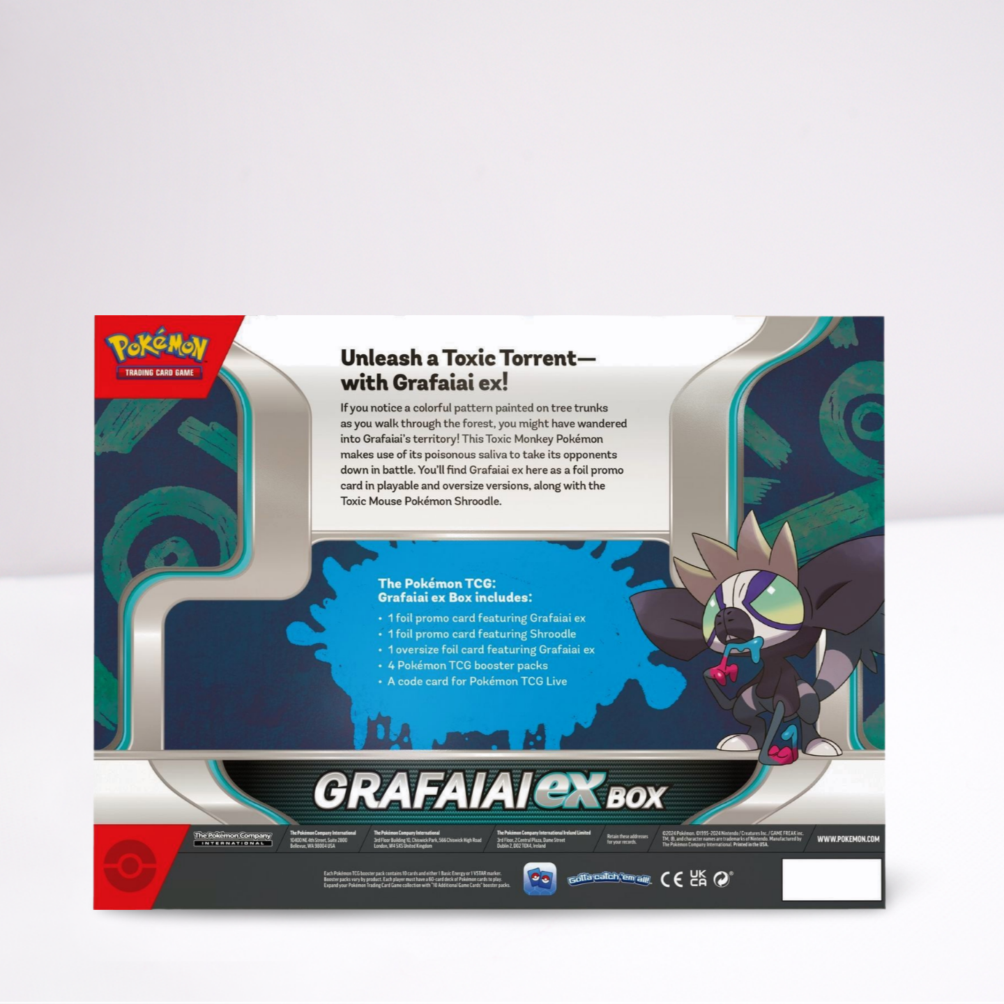 Pokemon Grafaiai EX Collection Box